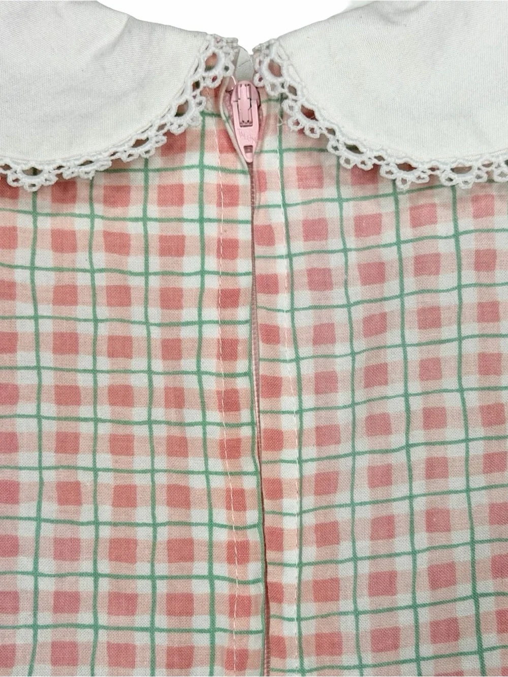 Vintage‎ Handmade Puff Sleeve Peter Pan Collar Dress